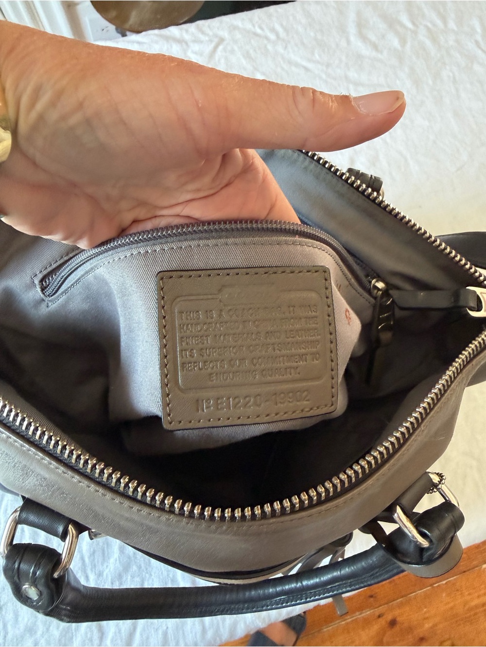 Women’s Coach Legacy Rory Satchel Two Tone Style # 19902 - Picture 9 of 16